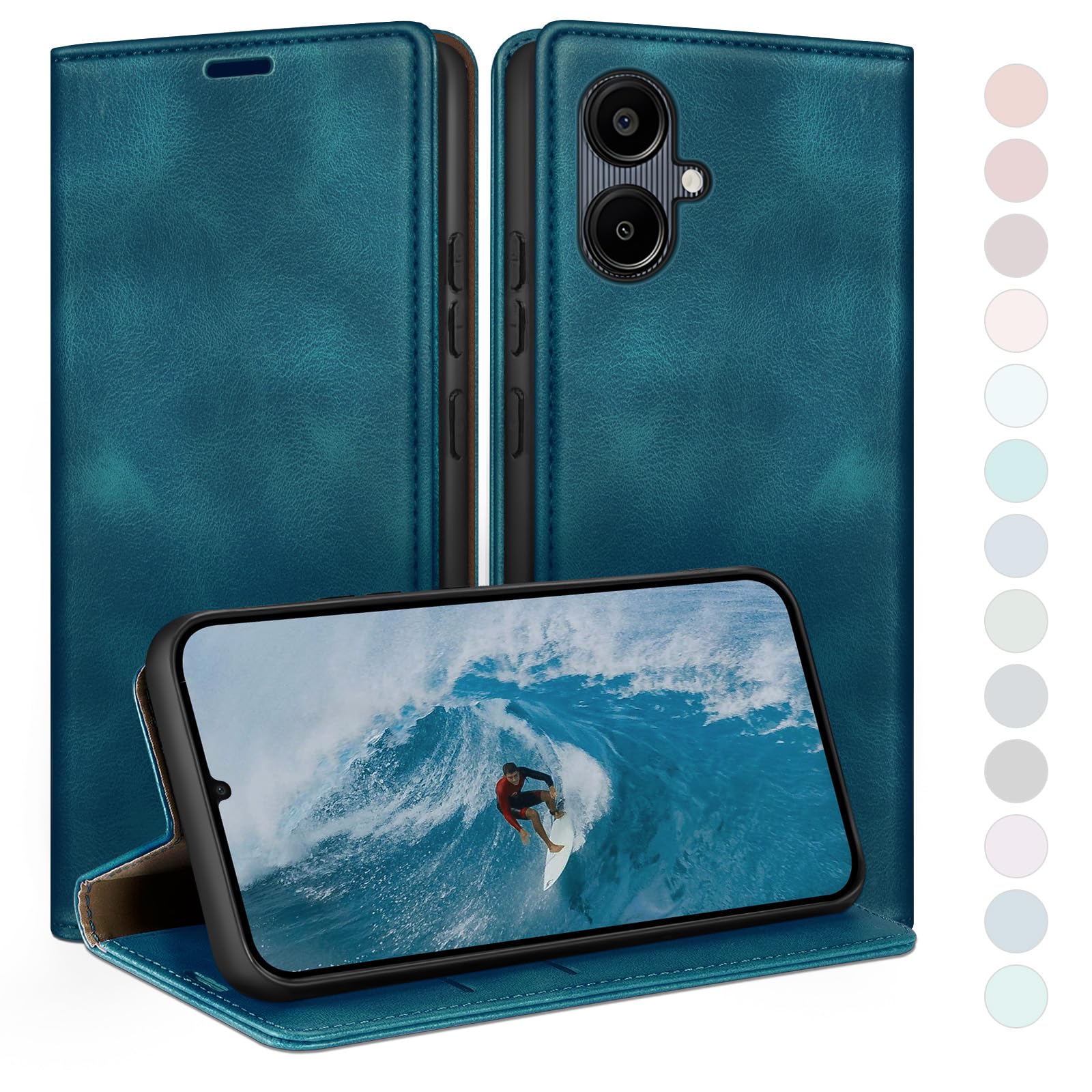 Estuche de Billetera para Samsung A06 con bloqueo RFID de seguridad 7