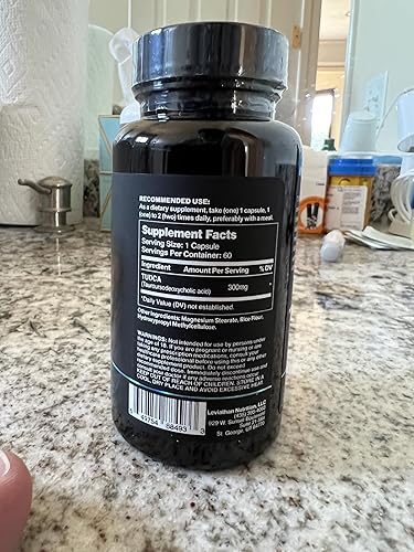 Miniatura 3 de Sales biliares TUDCA 300mg - Suplemento Tudca (ácido taursodesoxicólico) 60 cápsulas