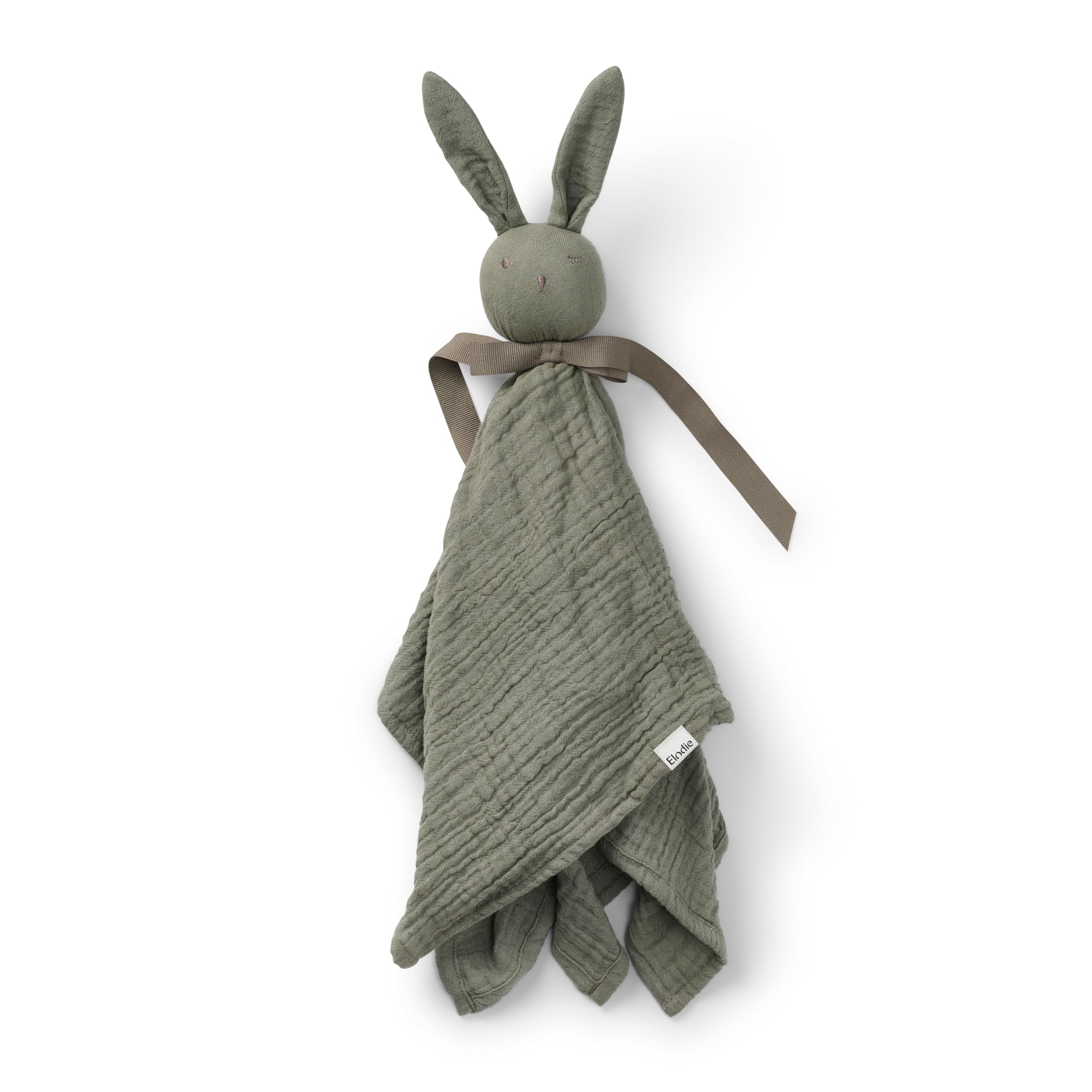 Elodie Details Schnuffeltuch, Schmusedecke, Baby Blinkie Schmusetuch aus 100% Öko-Tex & Bio-Baumwolle - Extraweicher & Waschbar - Kuscheltuch Schlaftier für Babys & Kleinkinder - Hazy Jade