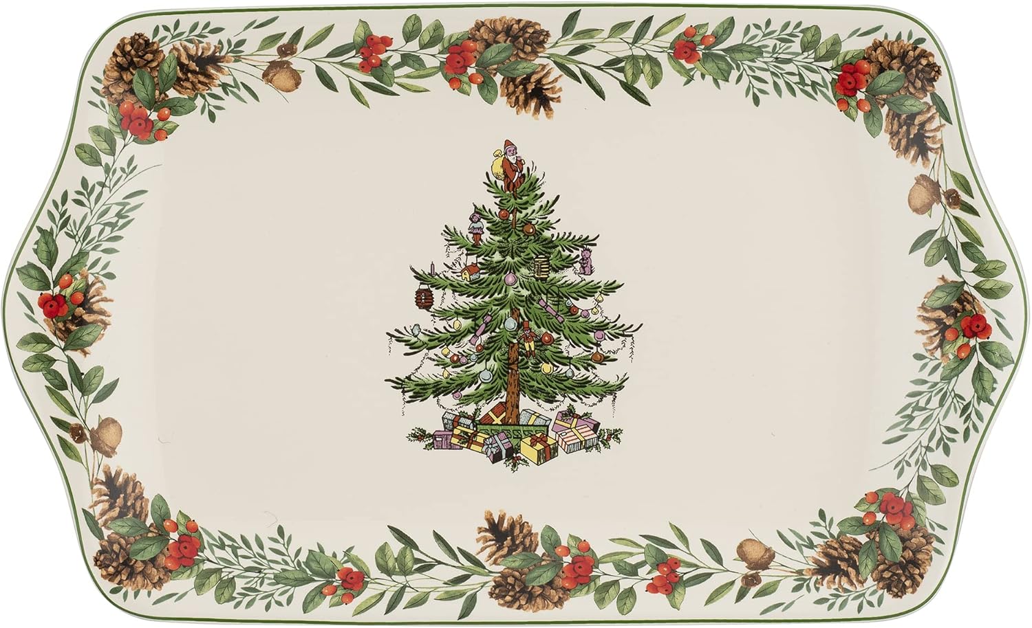 Buy Spode Christmas Tree Collection Annual Dessert Tray 2021