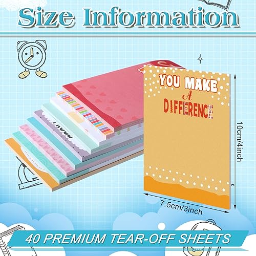 Miniatura 2 de Geyee 12 blocs de notas adhesivas de empoderamiento, 360 hojas, 3 x 4, notas adhesivas motivacionales para educadores, bloc de notas inspiradoras