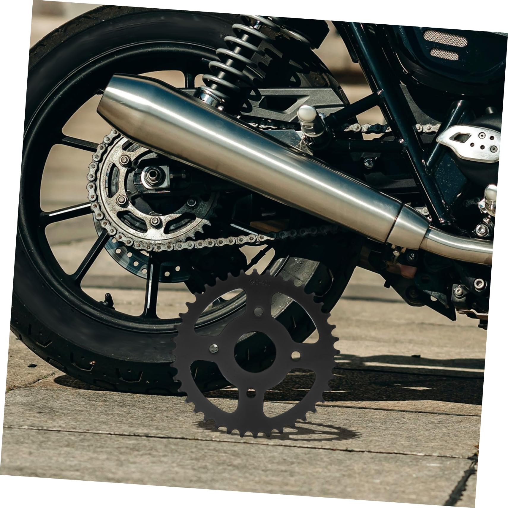 Piñón de Cadena 420 40t de Acero para Motocicleta