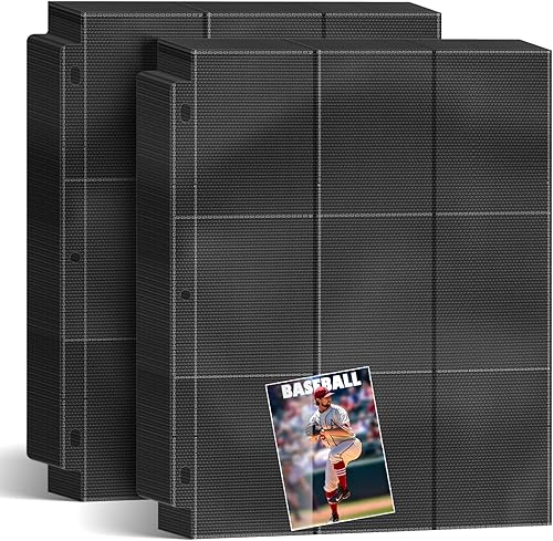 Carpeta de 900 bolsillos para tarjetas de béisbol, 50 páginas, protector de doble cara para tarjetas deportivas MTG YU-GI-OH, tarjetas de fútbol,