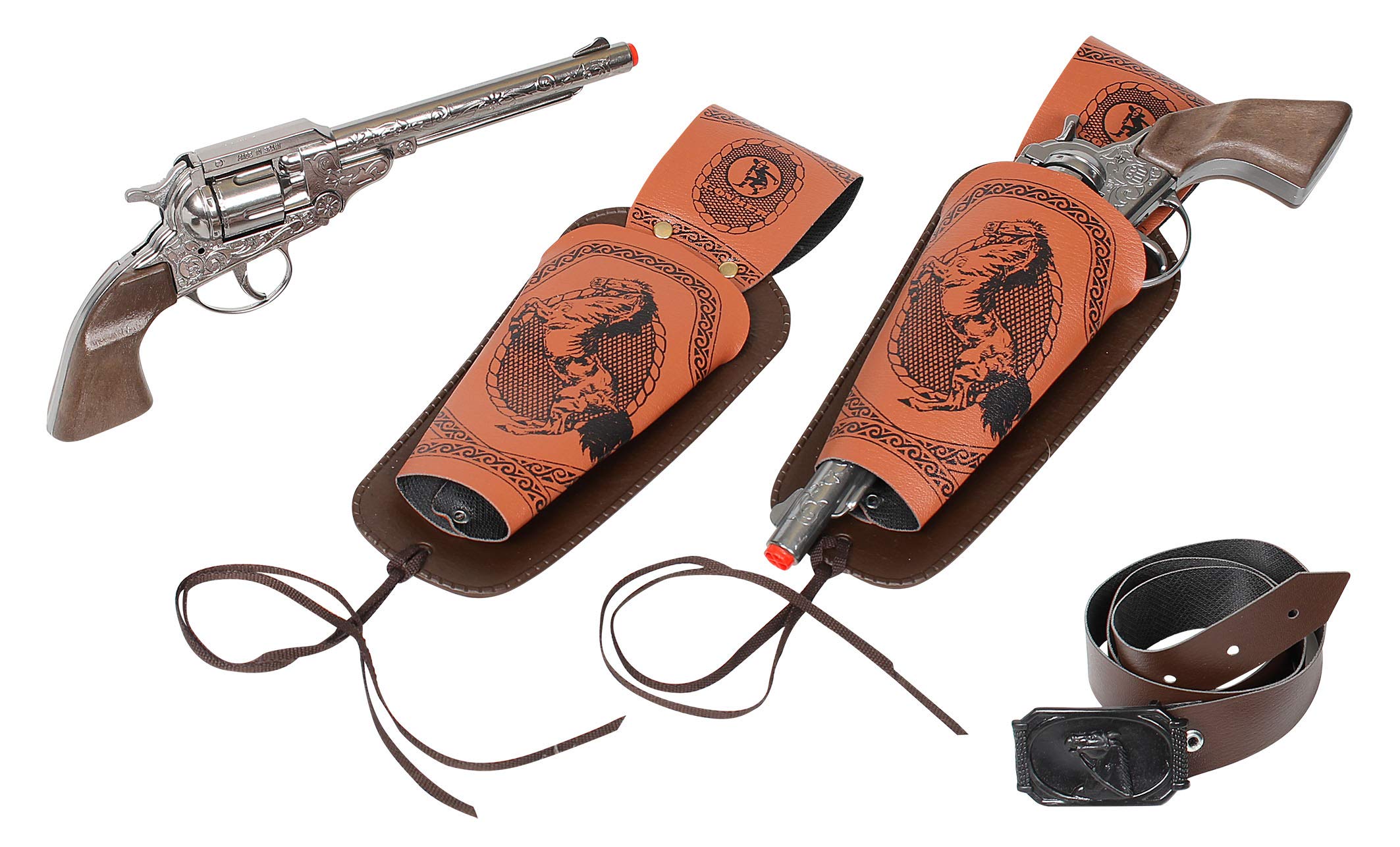 WDK PARTNER - A0200096 - Déguisements - Coffret revolver 8 coups