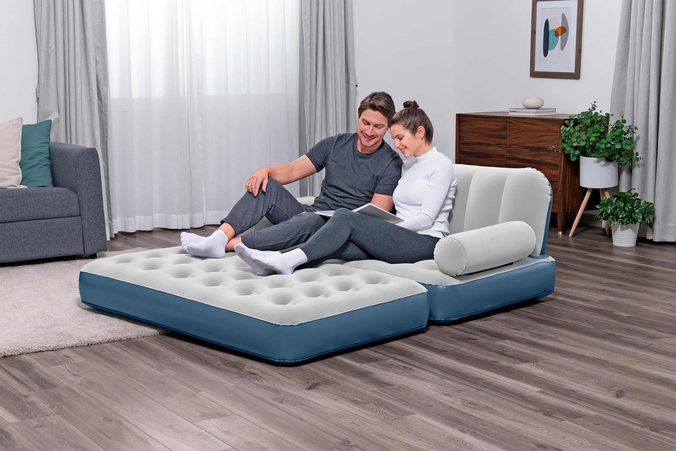 Canapé Convertible Multi Max™ 3 en 1 avec Pompe électrique intégrée 1,88 m x 1,52 m x 64 cm