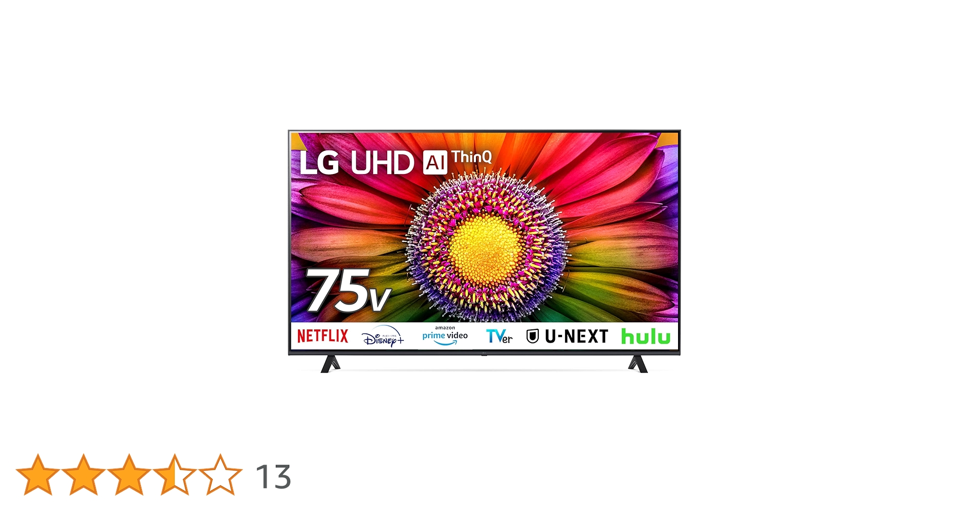 LG 75V型 4K液晶テレビ 75UR8000PJB 動画アプリ 2023年製 公式】75V型 4Kチューナー内蔵 液晶テレビ - 75UR8000PJB | LG