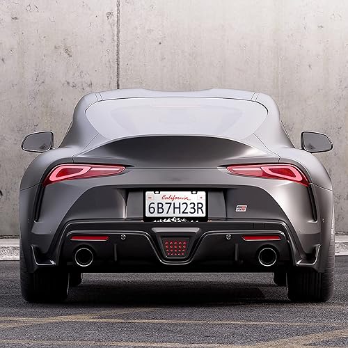 Miniatura 7 de Mountains Patterm - Marco de matrícula de montaña para matrícula de acero inoxidable, diseño divertido compatible con soporte estándar de matrícula