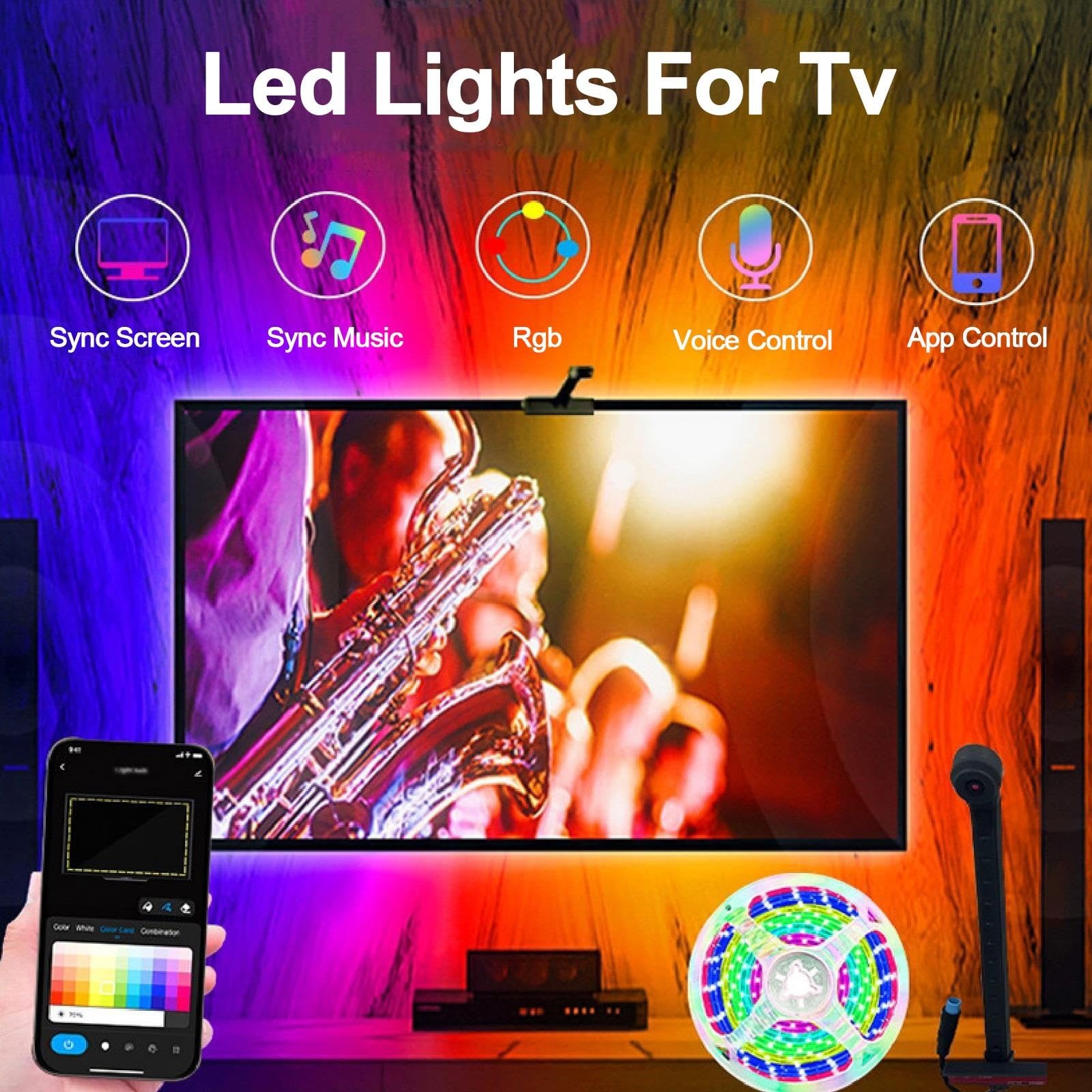 Luci for La Sincronizzazione del Cambio Colore della TV
