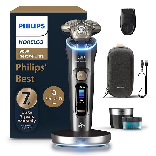 Philips Norelco i9000 Prestige Ultra Electric Shaver, Dark Slate