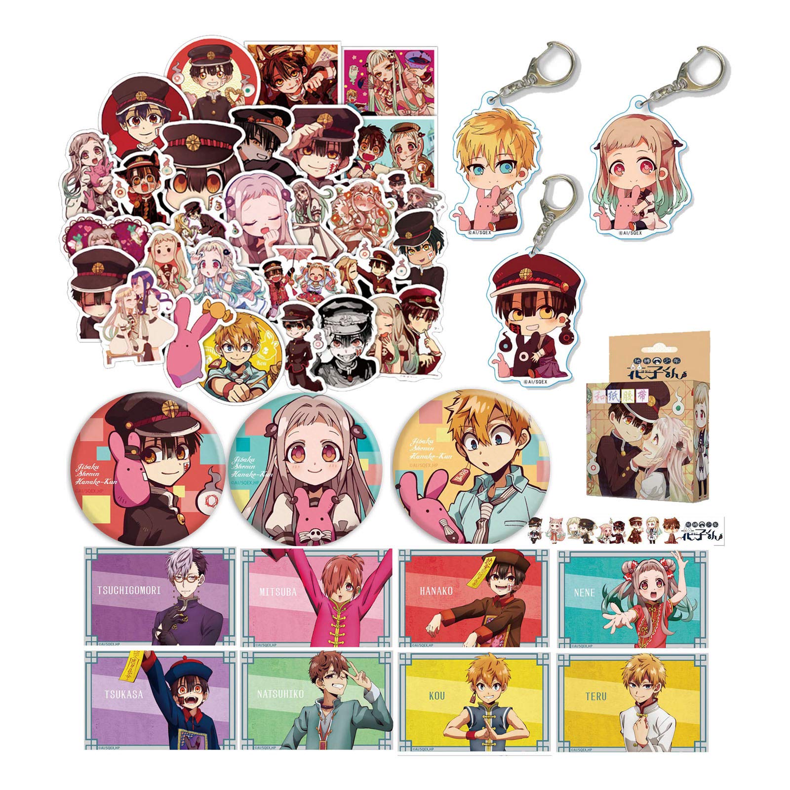 Amazon.com: Toilet-Bound Hanako-kun Gift Set-50 PCS Toilet-Bound