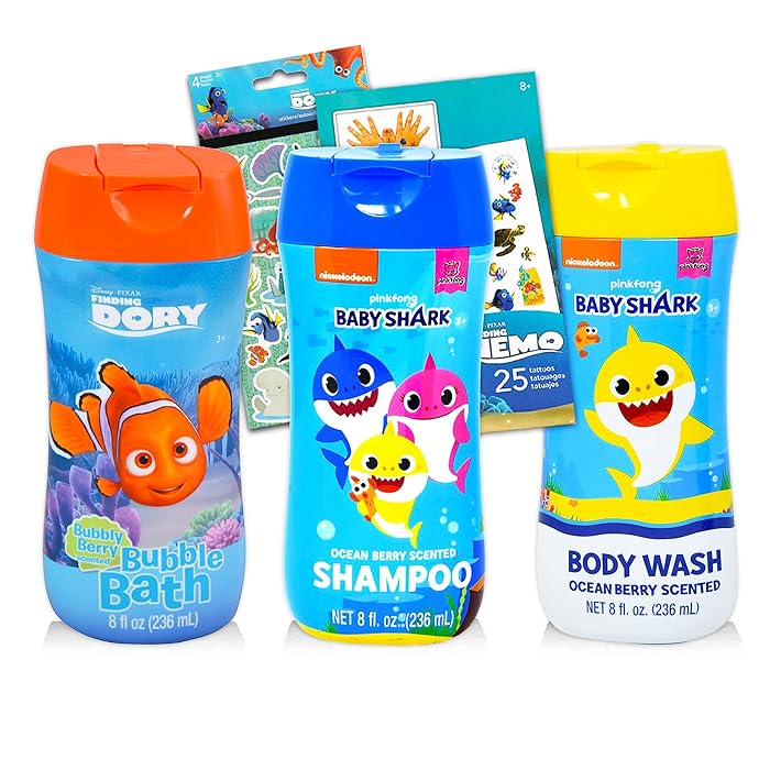 Buy Baby Shark Bath Set Finding Nemo Bath Bundle Baby Shark Body Wash