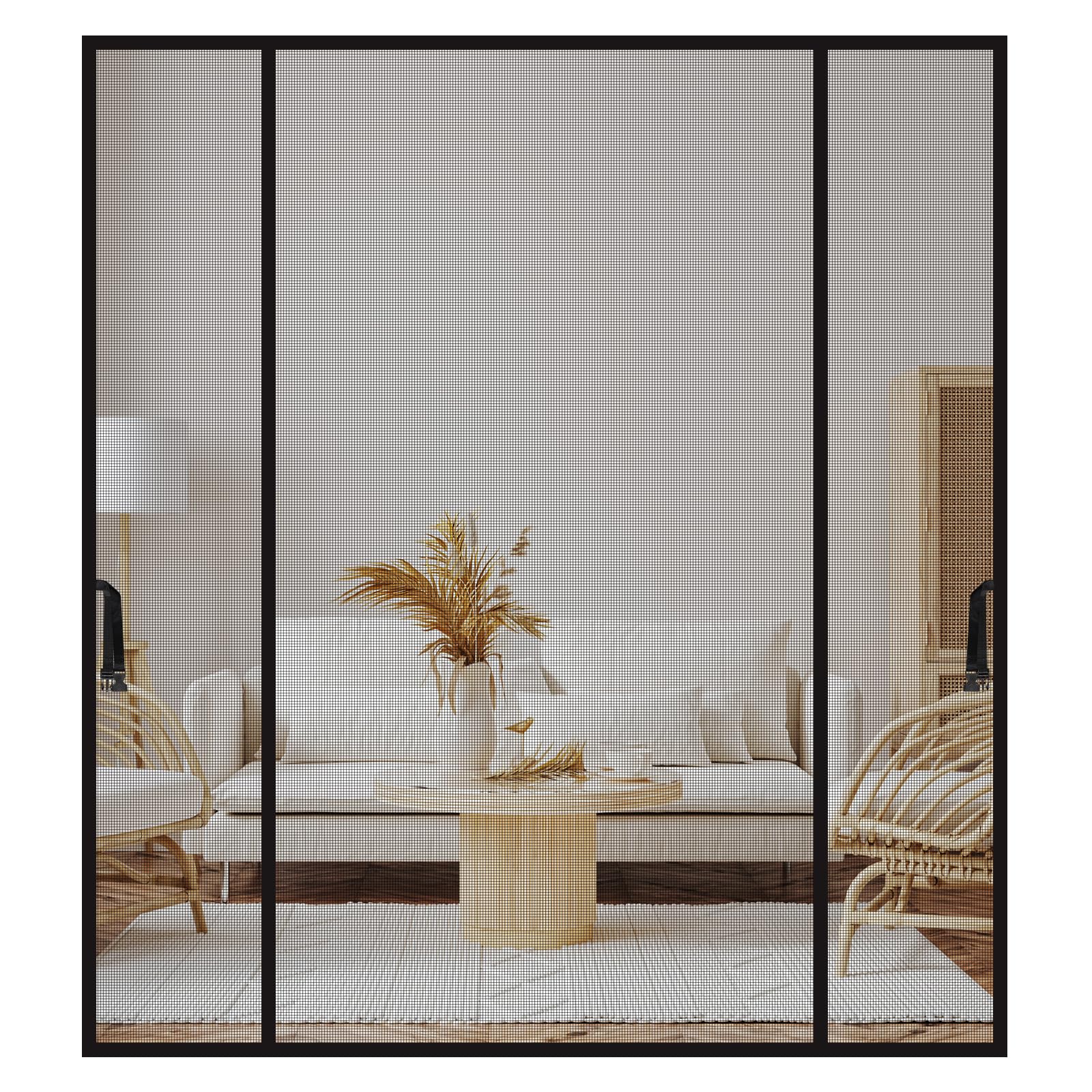 LALAGO Zanzariera con Magneti per Porte, 200x240cm, si Chiude da Sola, Tenda Zanzariera Porta Finestra, Zanzariere Magnetiche per Porte Finestre, Porta Ingresso, Balconi