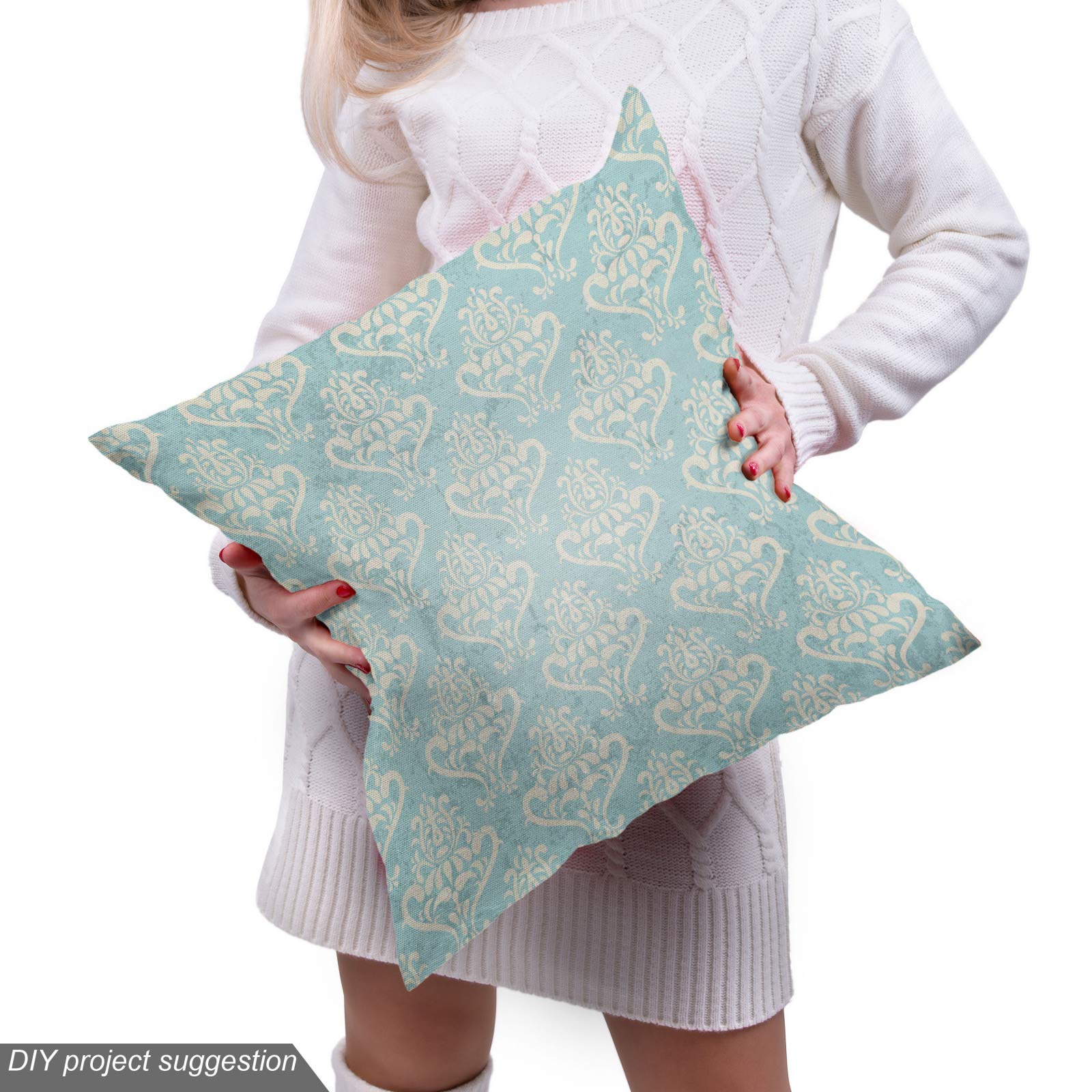 Tessuto ABAKUHAUS Odissea A Metraggio 1m X 148cm – Greca Con Barche A Vela, Per Tappezzeria E Decorazione Casa, Multicolore