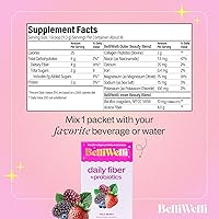 Vista 5 de Belli Welli Daily Fiber Supplement Packets with Collagen, Probiotics & Electrolytes Single Serve Packets for Gut Health, Digestion & Debloating