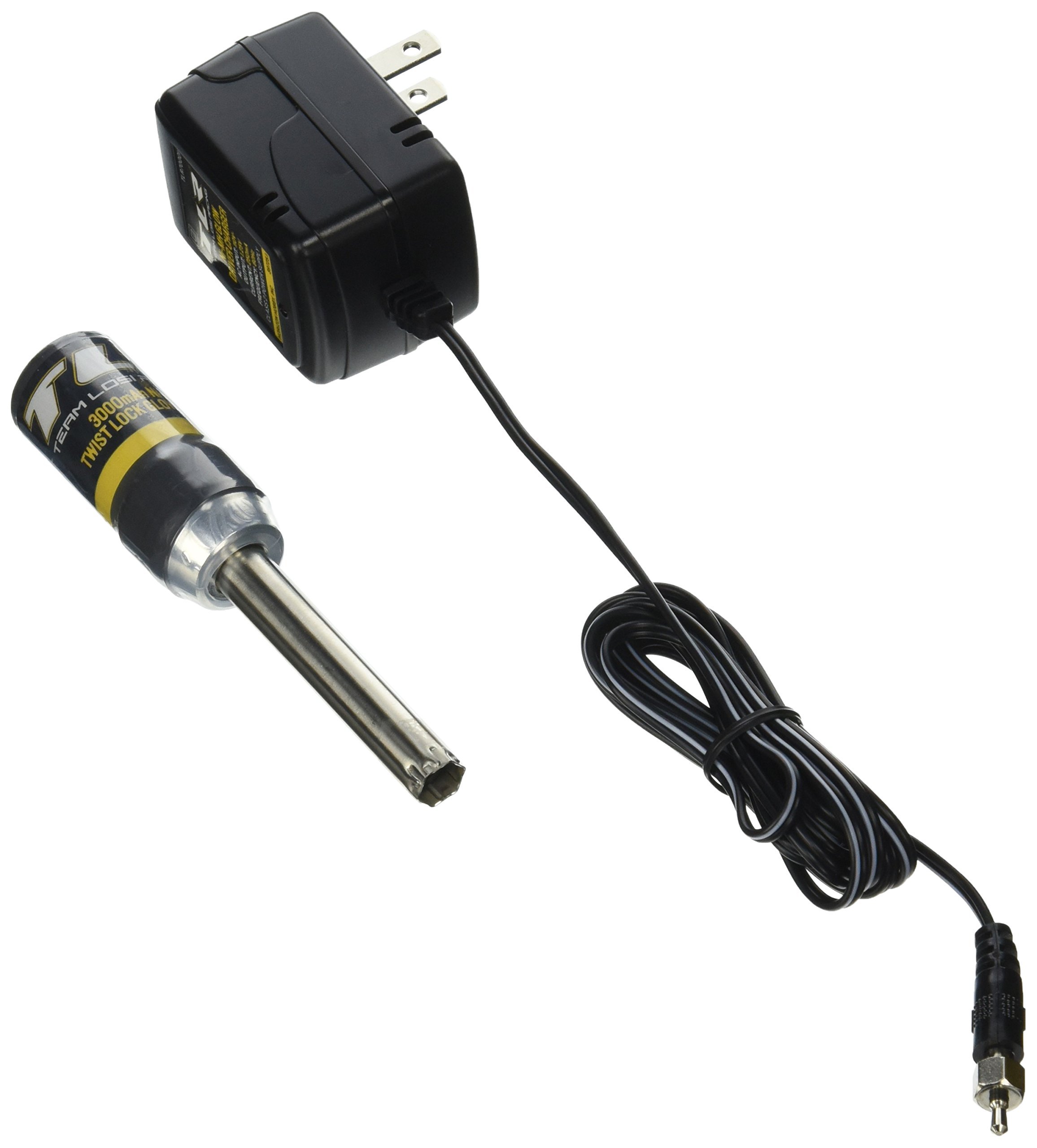 TEAM LOSI RACING Twist Lock Glow Igniter and Charger Combo, TLR70001