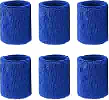 Polsini Sportivi Cotone 6 Pezzi - Braccialetti Assorbisudore Per Bambini | Per Basket, Tennis, Corsa - Foto 8