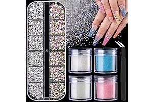 Mesmerizing Iridescent Rhinestones for Exquisite Nail Art Creations