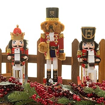 Amazon.co.jp: KI Store クマのくるみ割り人形 14インチ