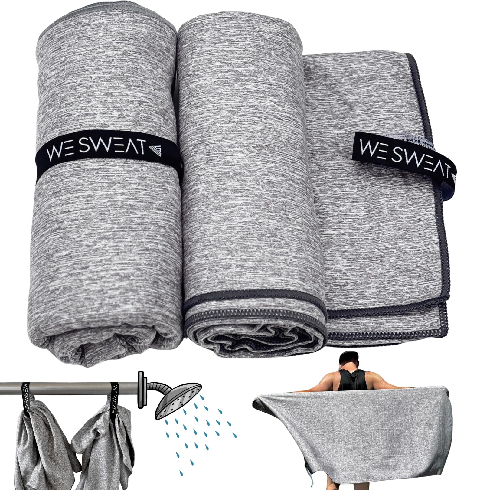 We Sweat's (2 Pack) Microfiber Towels