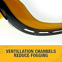 Vista 6 de DEWALT Taladro de martillo rotativo MAX XR de 20 V, mango en D, 1 pulgada, solo herramienta con gafas de seguridad (DCH133B y DPG82-11C)