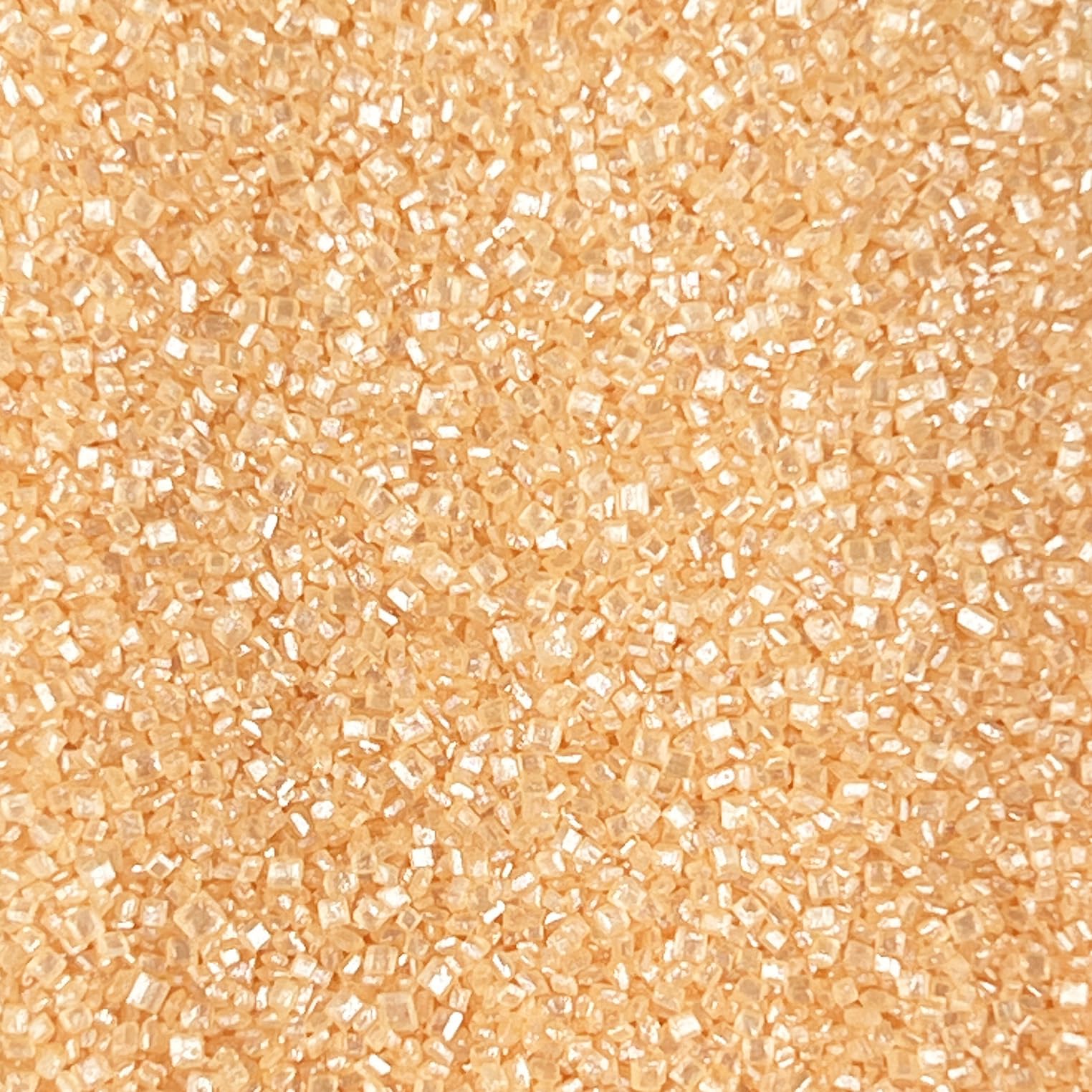 Brew Glitter - Peach Pearl Rimming Sugar (1LB, 1x Resealable Bag) Cocktail Garnish for Mixed Drinks & Refreshments