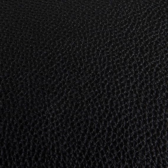 Fabric Black Cabo Faux Leather Yard