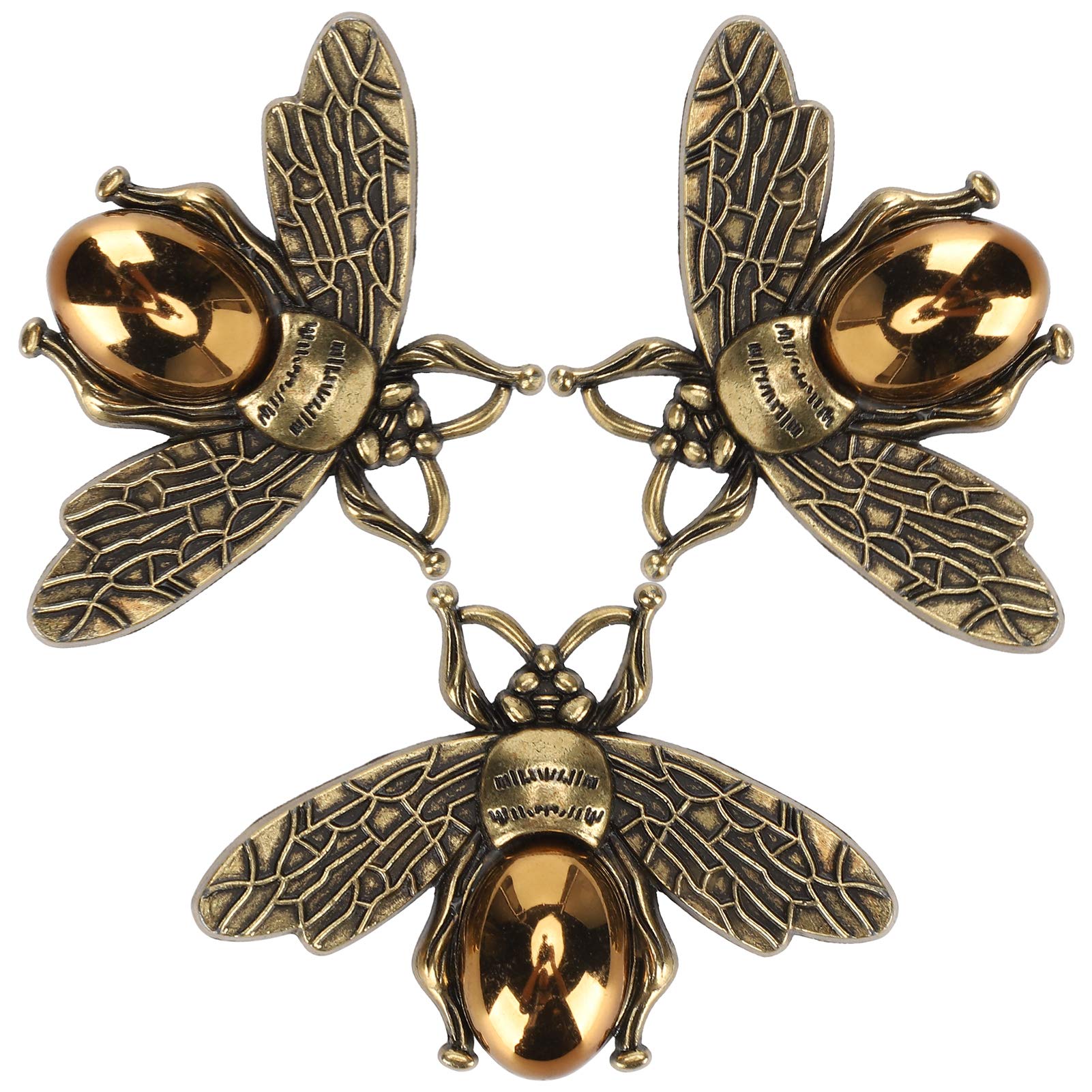 3Pcs Fashionable Shoe Clip Elegant Wedding Multifunctional Shoes Buckle Clothing, Multifunctional Accessory For Home Use (Gold)