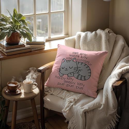 Miniatura 7 de Yes,I Really Do Need All These Cats - Fundas de almohada suaves de 18 x 18 pulgadas, regalos para amantes de los gatos, divertida funda de almohada