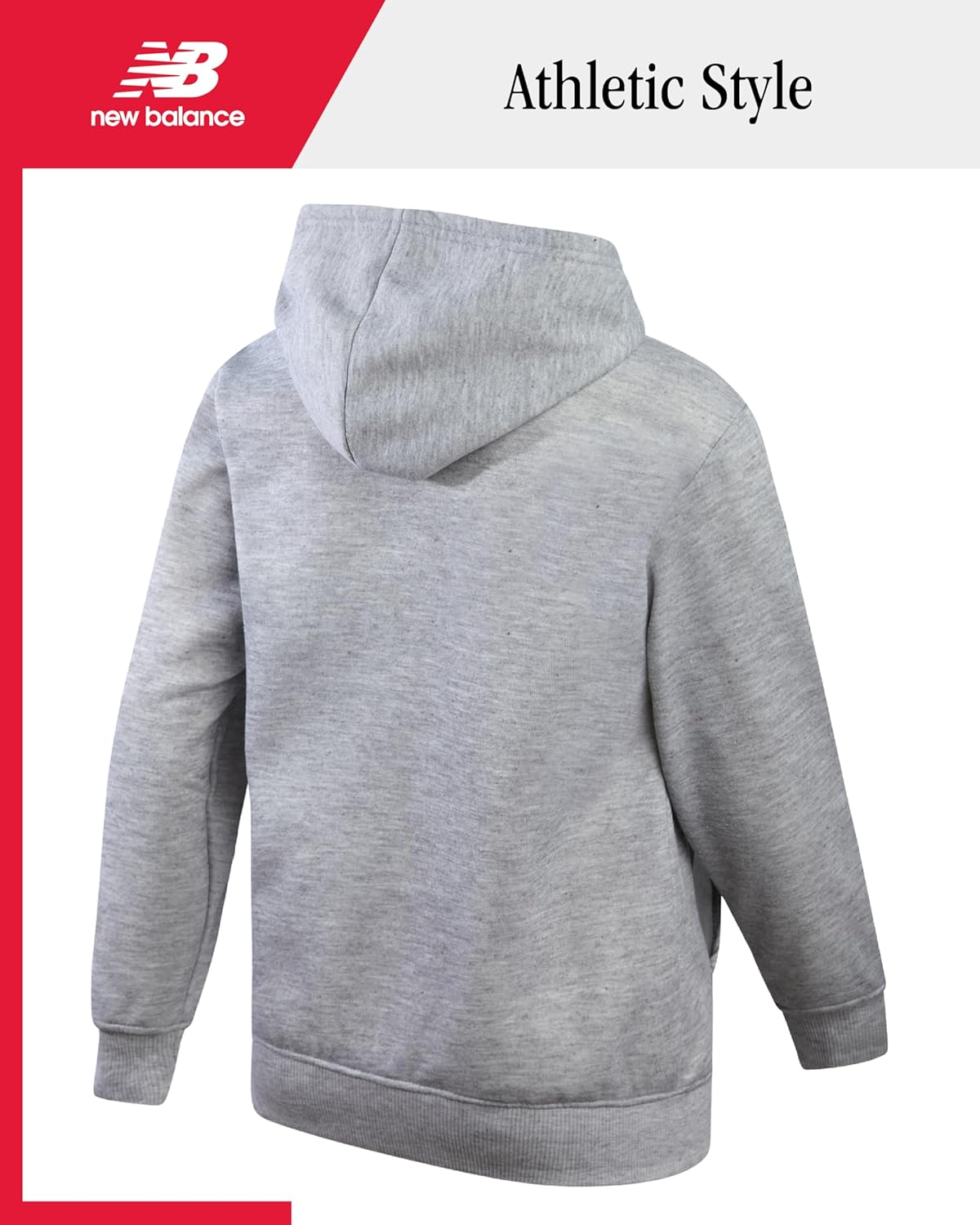 New Balance Boys Tracksuit Set - 2 Piece Classic Hoodie Sweatshirt and Boys Jogger Sweatpants with Pockets (Sizes: 8-16) - Image 5