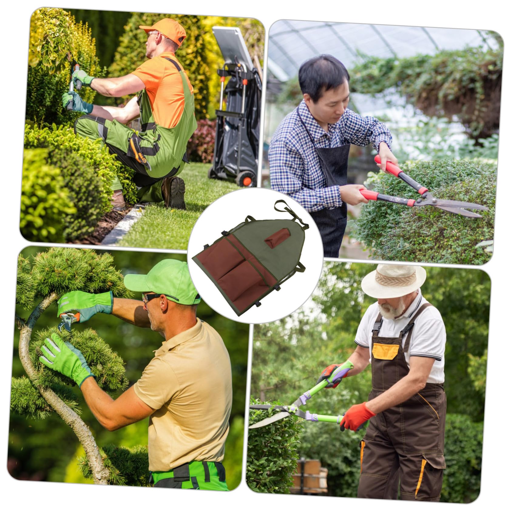 1pezzi Grembiule Giardinaggio Oxford Con Pockets e Resistente Per e Accessorio Per All