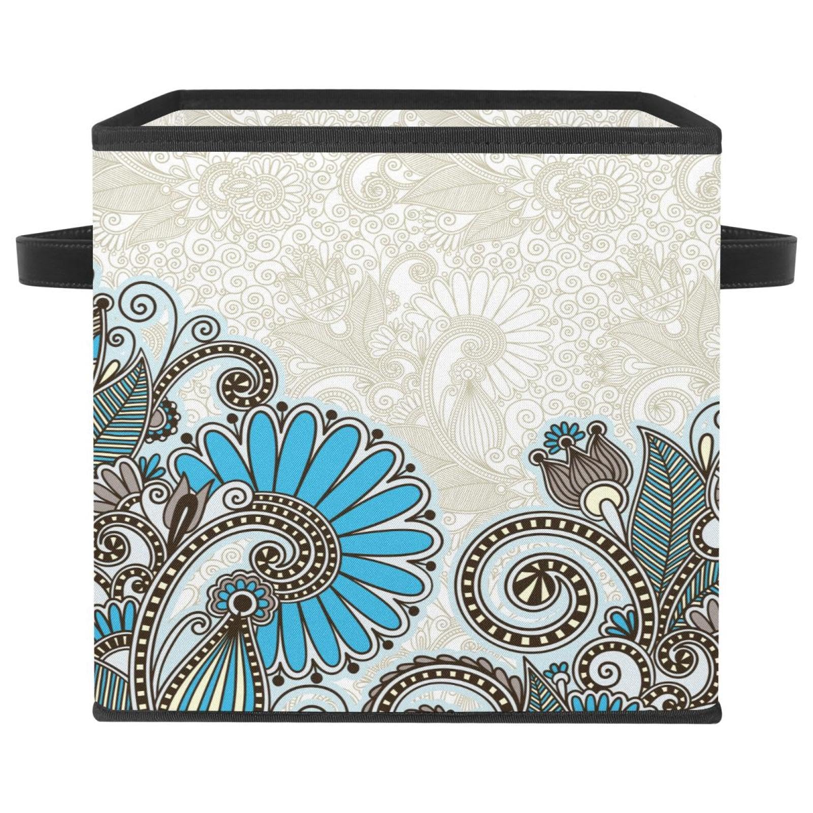 Boîte de rangement en tissu bohème pour harmoniser la chambre et le salon