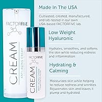 Vista 4 de FACTORFIVE Crema antiedad con factores de crecimiento de células madre para reparación de cicatrices antiarrugas, aumento de colágeno y cicatrices