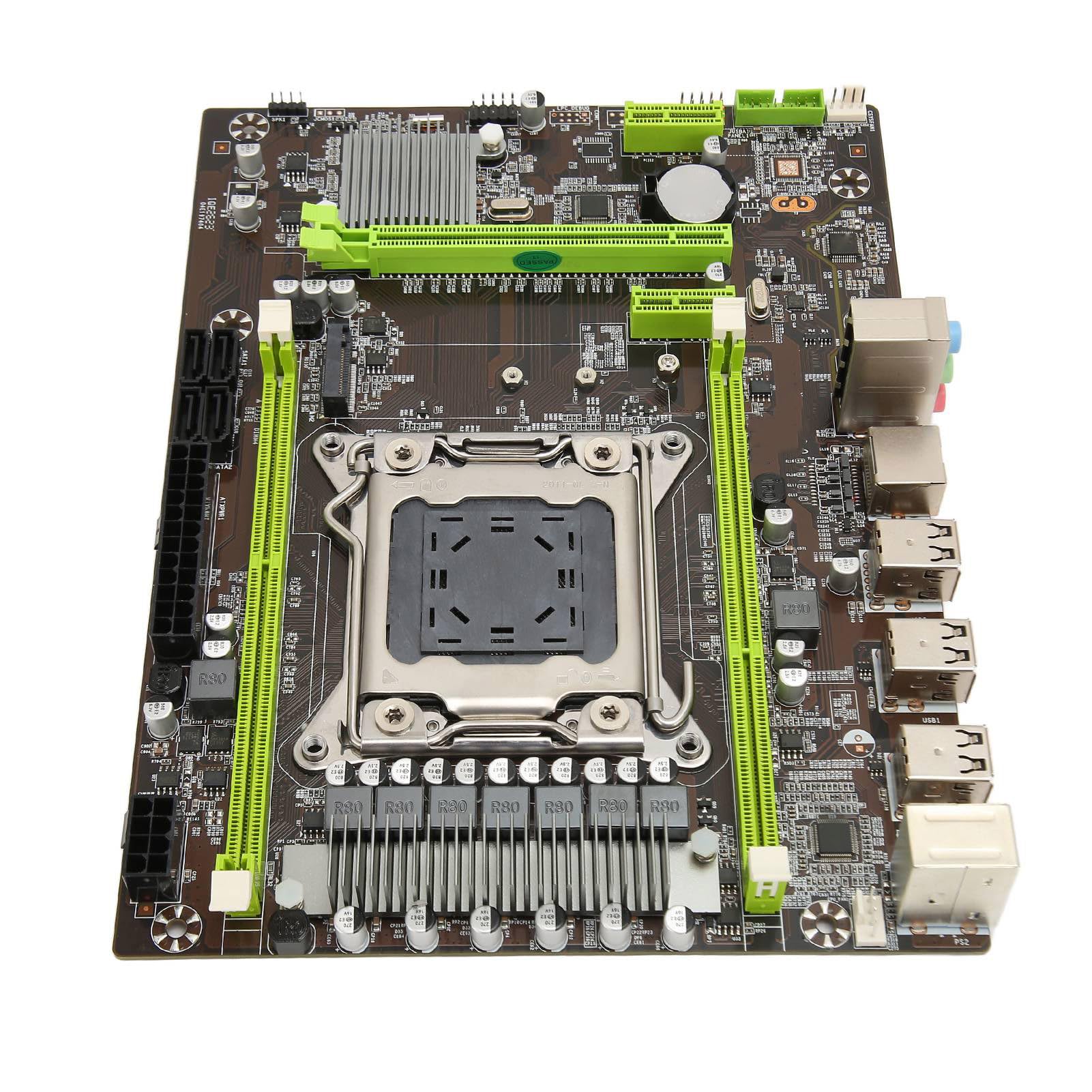 dsheng Carte Mère Ddr3 4 Pcie X16 Usb2.0 pour Carte Réseau Lga2011 Sata2.0 Phase Lga 2011 V1 pour Carte Réseau Informatique V2 Channel X79