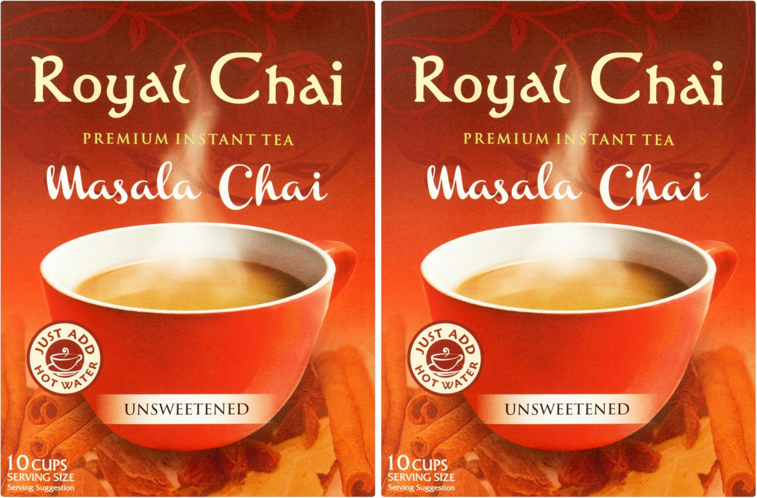 Royal Chai, Unsweetened Pack of 20 Sachets, Masala, 180 gram