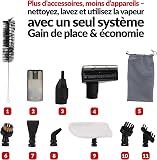 LEHMANN SteamWash 1800 - Nettoyeur Vapeur 4 en 1 & Aspirateur Injecteur Extracteur, Nettoyeur à Main Portable Canapé, Tapis, Voiture, Eau Chaude 60°C, Vapeur 116°C, 16 kPa - 9
