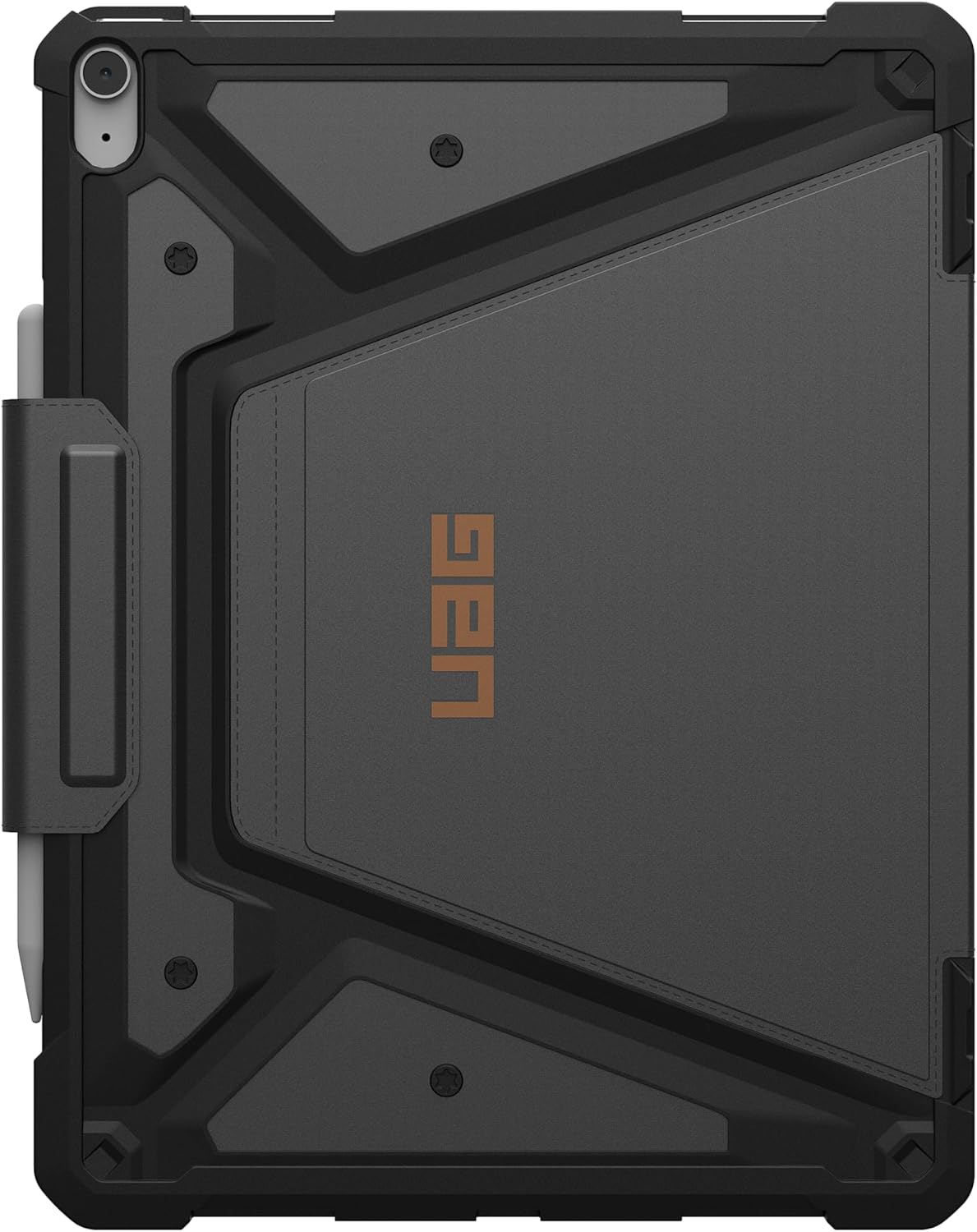 URBAN ARMOR GEAR UAG Designed for iPad Air 13" Case M4/M3 2025-2026 - Rugged Multi-Angle Viewing Folio Cover with Pencil Holder & Adjustable Stand, Metropolis SE, Black/Bronze