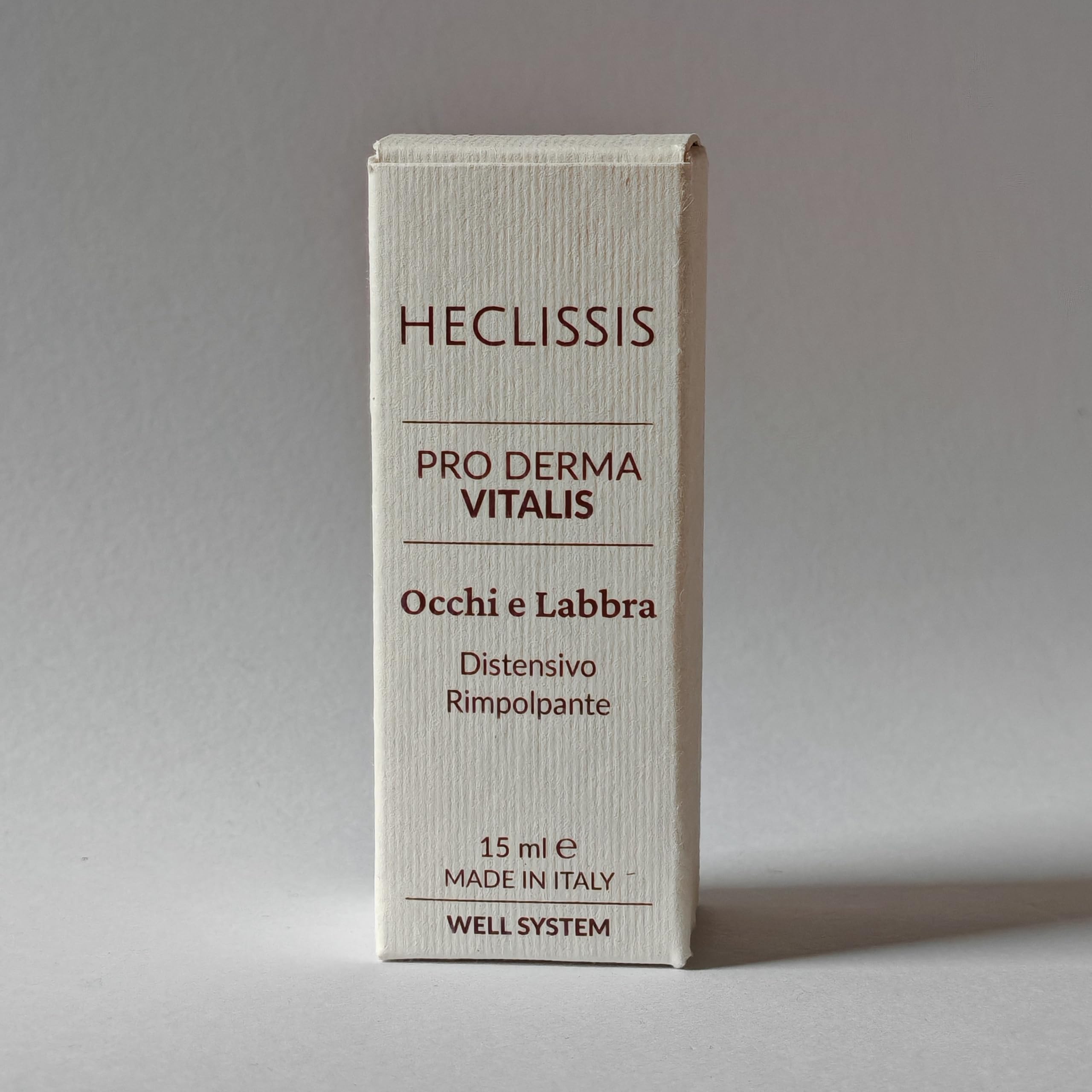 Pro Derma Vitalis Well System: Trattamento Occhi e Labbra Well‑Aging, Antipollution con Peptidi, Acido Ialuronico ed Estratti Botanici - Made in Italy