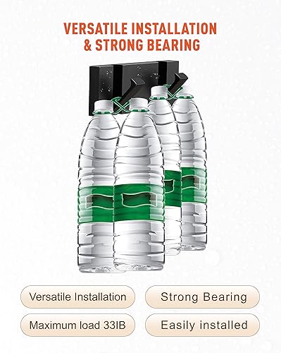 Miniatura 6 de Paquete de 2 ganchos de pared negros impermeables modernos, ganchos plegables para toallas para baños, ganchos para abrigos montados en la pared,