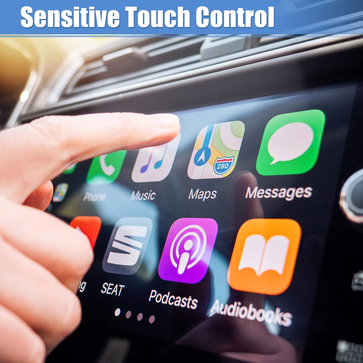 X AUTOHAUX 8" Sync 2 Radio Information Touch Screen Display for Ford F150 F250 F350 Edge Focus Escape Fusion Explorer for Lincoln MKX MKS MKZ MKC Radio Touchscreen DC3T-18B955-FA