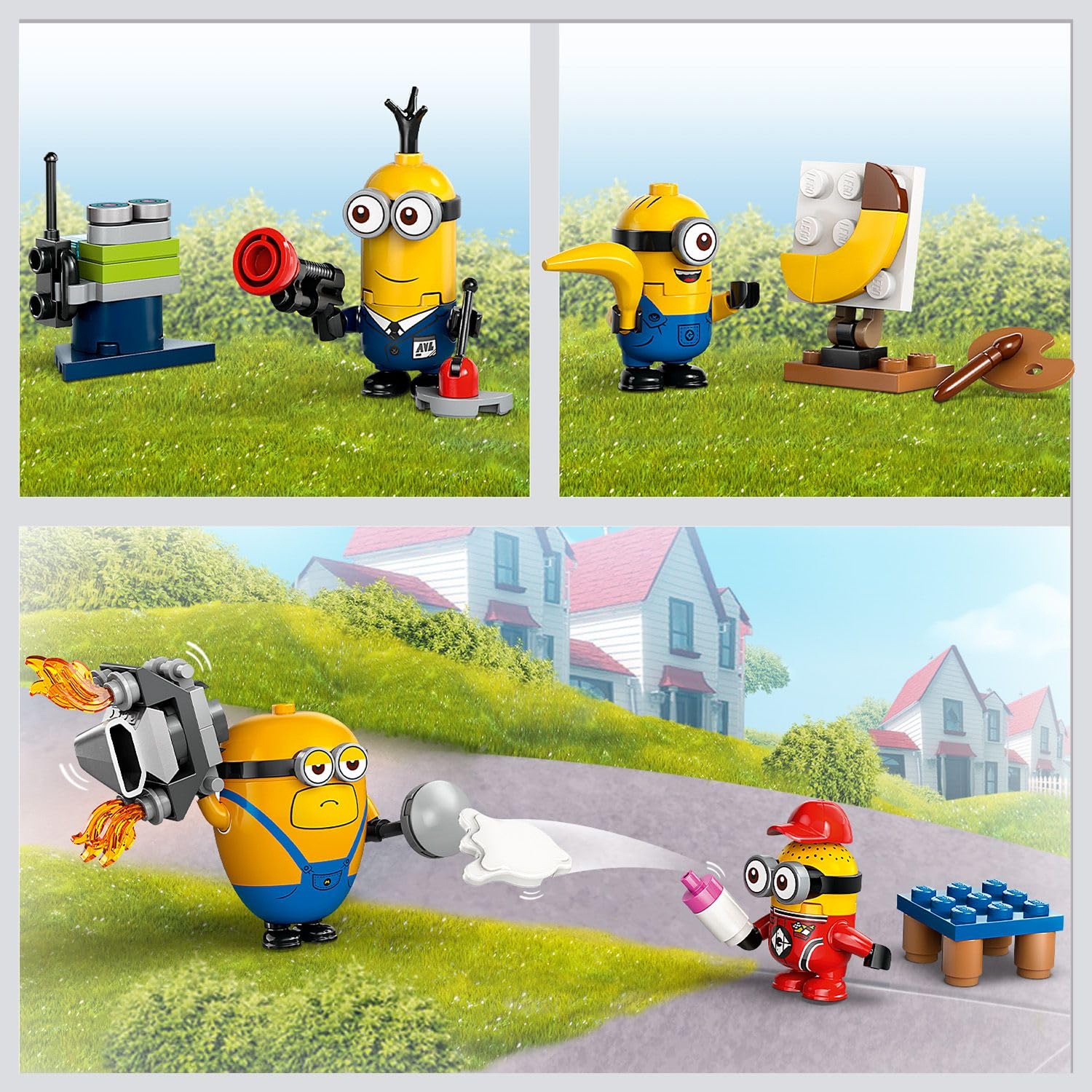 LEGO Despicable Me 4 Minyonlar ve Muz Araba 75580 6 Yaş ve Üzeri Çocuklar İçin Filmden Esinlenen Yaratıcı Oyuncak Yapım Seti (136 Parça)