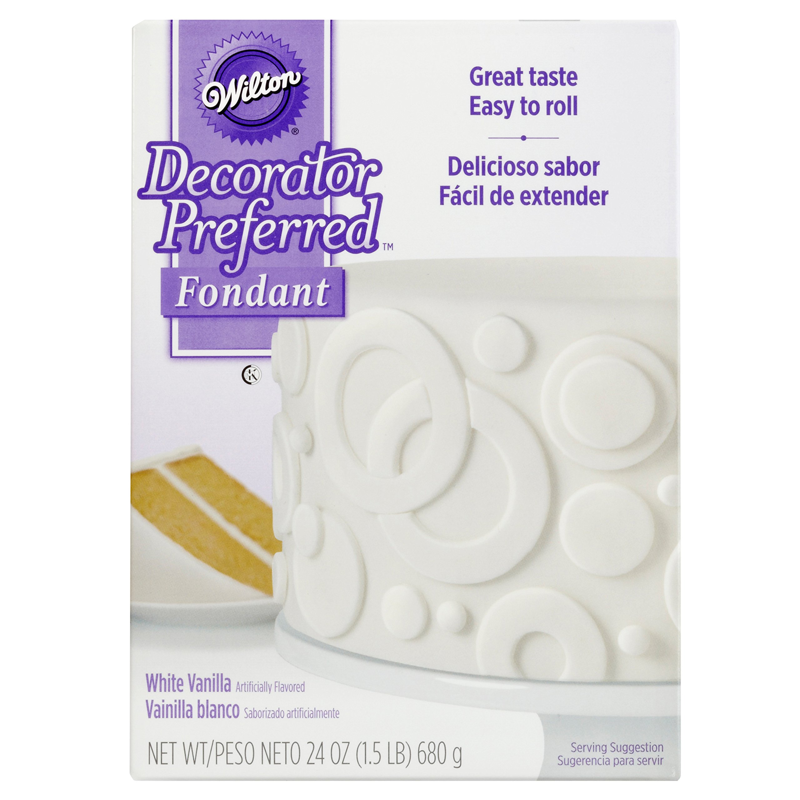 Wilton Decorator Preferred, White Fondant, 24 oz Buy Online in United Arab Emirates at