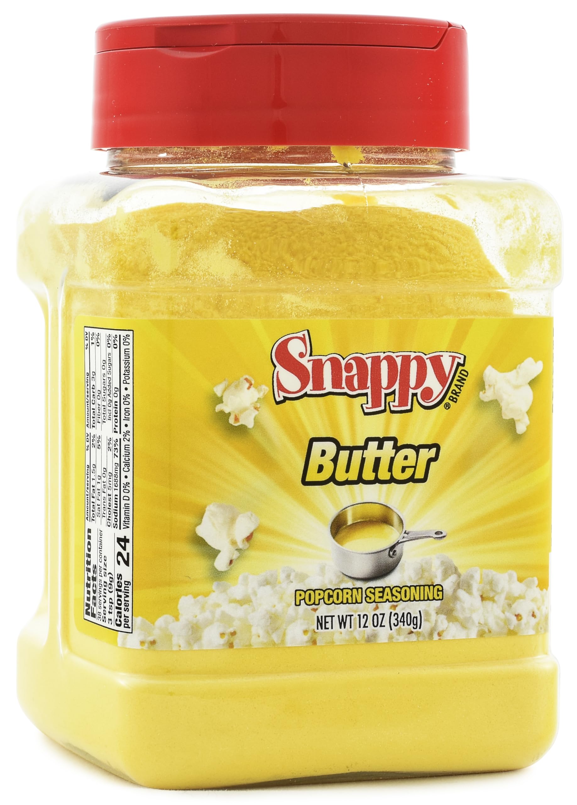 Snappy Butter Popcorn Seasoning, 12 oz