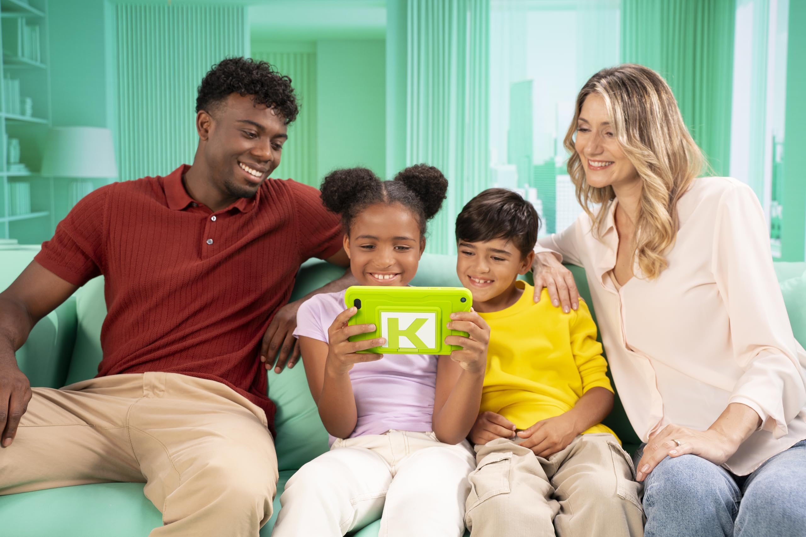 Kurio Gulli Motion Edition 32 GB Tableta de 7 Pulgadas para niños, Android 15, Control Parental Personalizable y navegador Seguro, más de 2 Horas de vídeos Gulli + 10 Juegos exclusivos incluidos