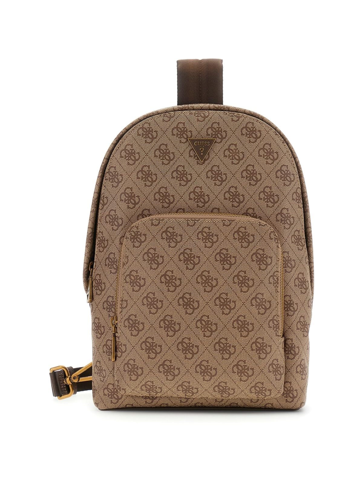 Guess Men's Beige Crossbody Backpack Milano