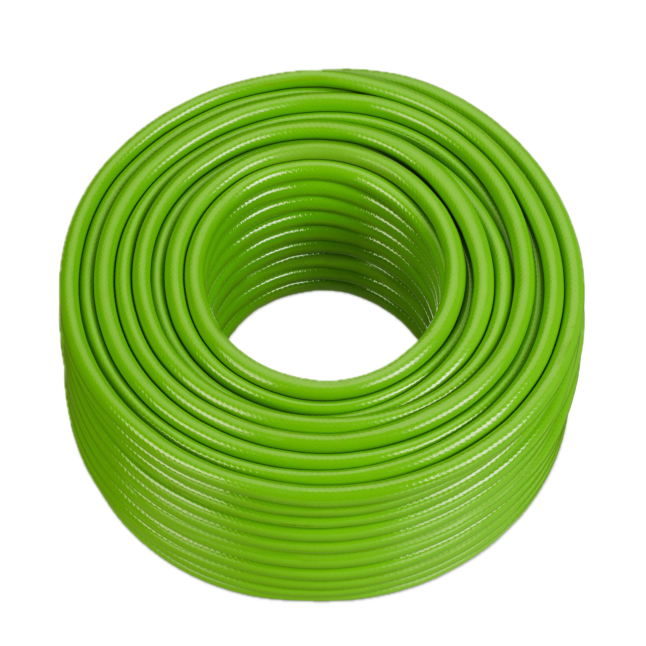 Relaxdays Tuyau d’arrosage Pratique, de Longueur 70 m, 1/2 Pouces, pour Surfaces de Gazon et parterres, Vert Clair