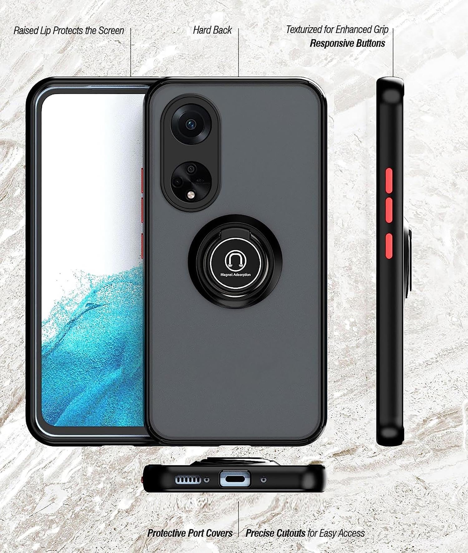 ILING Case For Motorola Edge 50 Ultra, Ultra-thin Translucent Matte