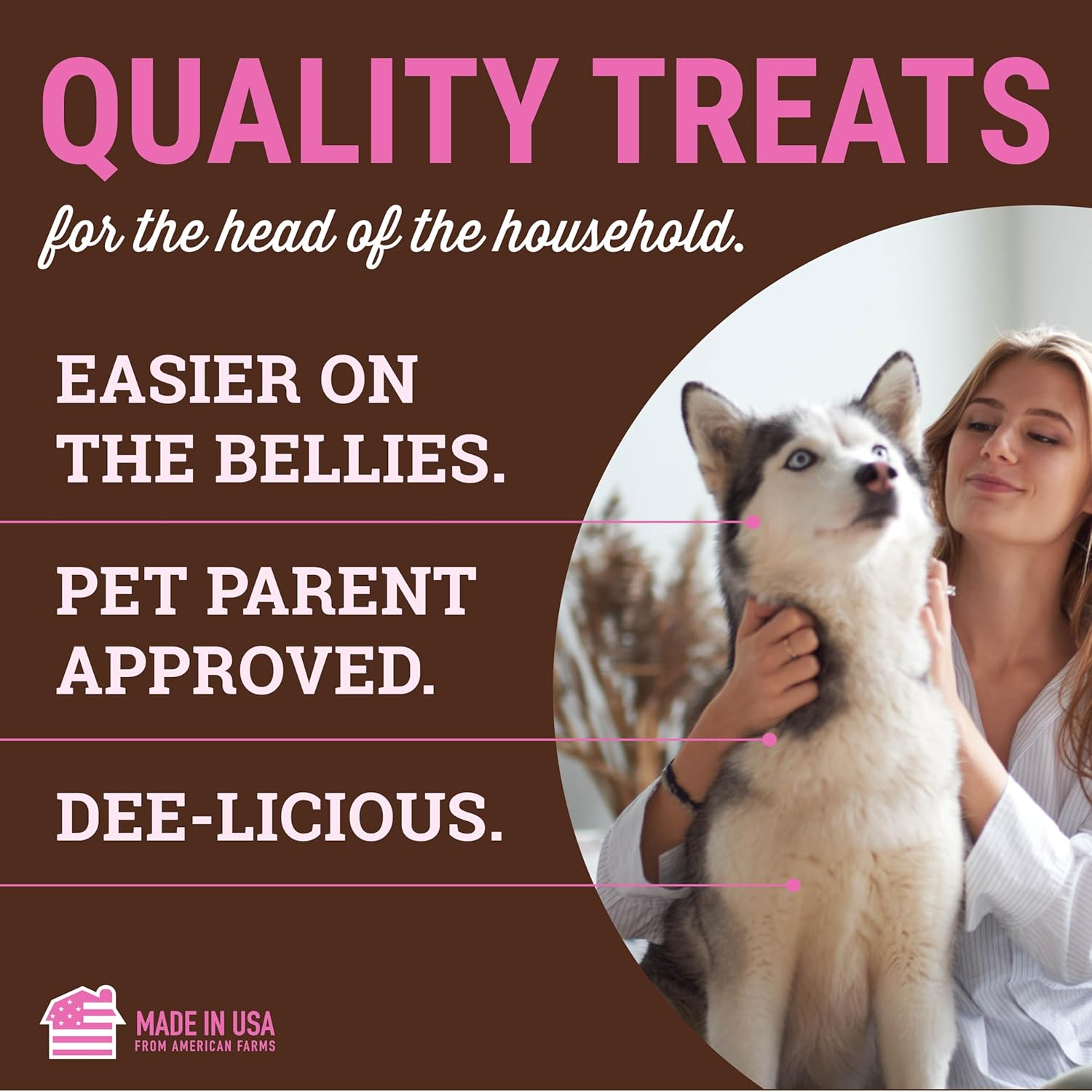 etta says! Yumm Sticks Natural Dog Treats - Pork Dog Jerky Treats - Human-Grade Jerky for Dogs - Made in The USA - 24 Count