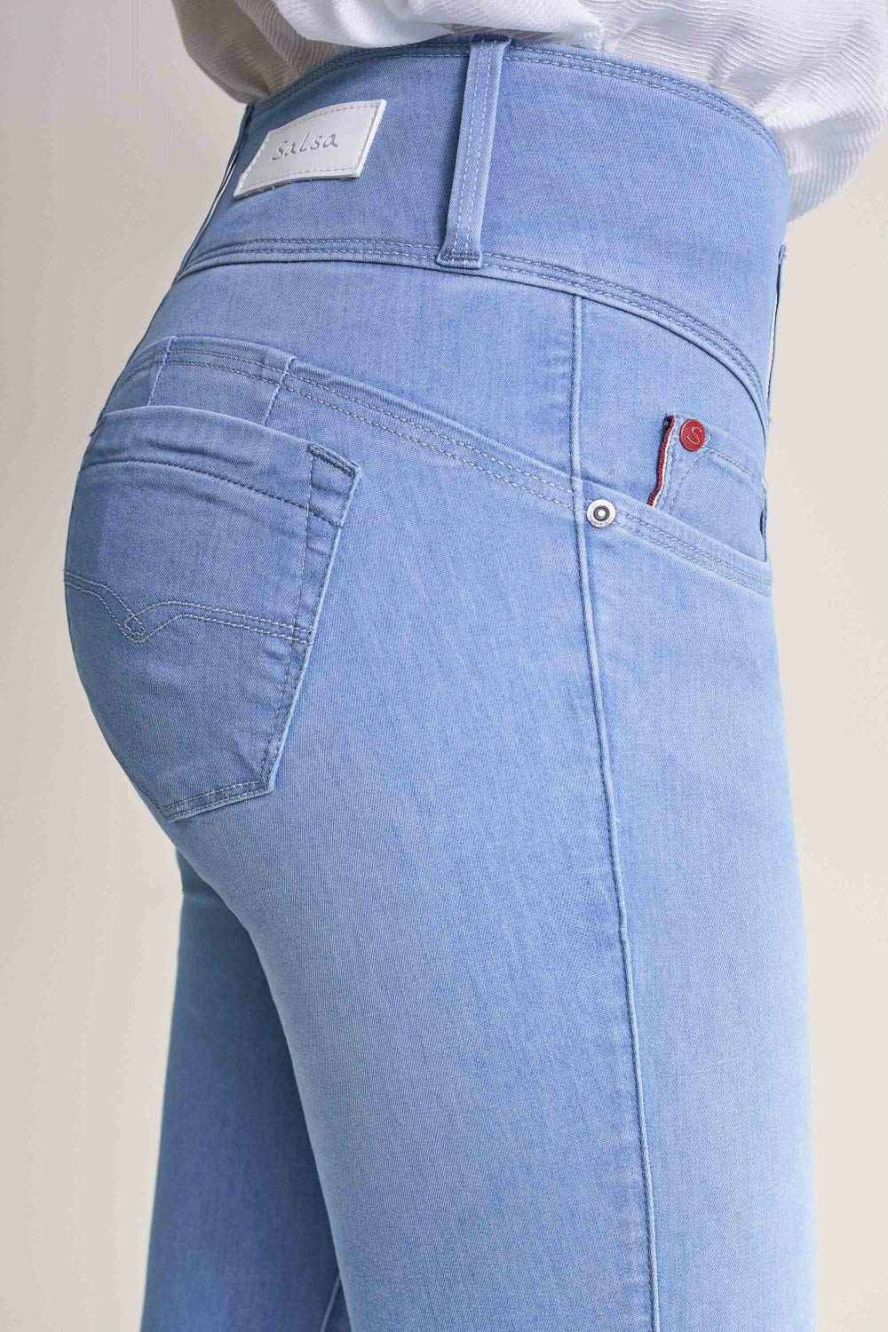 Salsa Jeans Mystery Push Up Skinny in Denim Chiaro