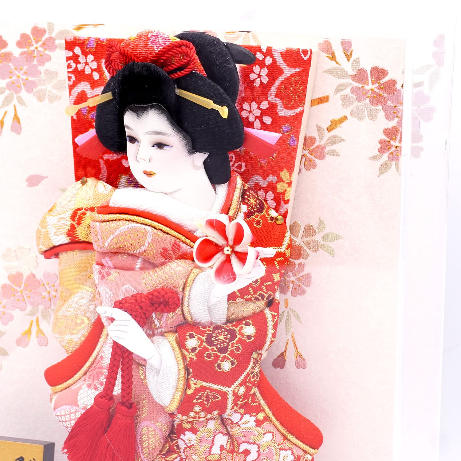 Amazon.co.jp: 人形の久月 7号 久月作 振袖羽子板 玲奈 額型アクリル