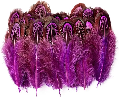Miniatura 15 de 50 piezas de plumas de plumaje de faisán natural de 2-3 pulgadas, plumas de plumaje para costura, manualidades, ropa, accesorios decorativos - azul